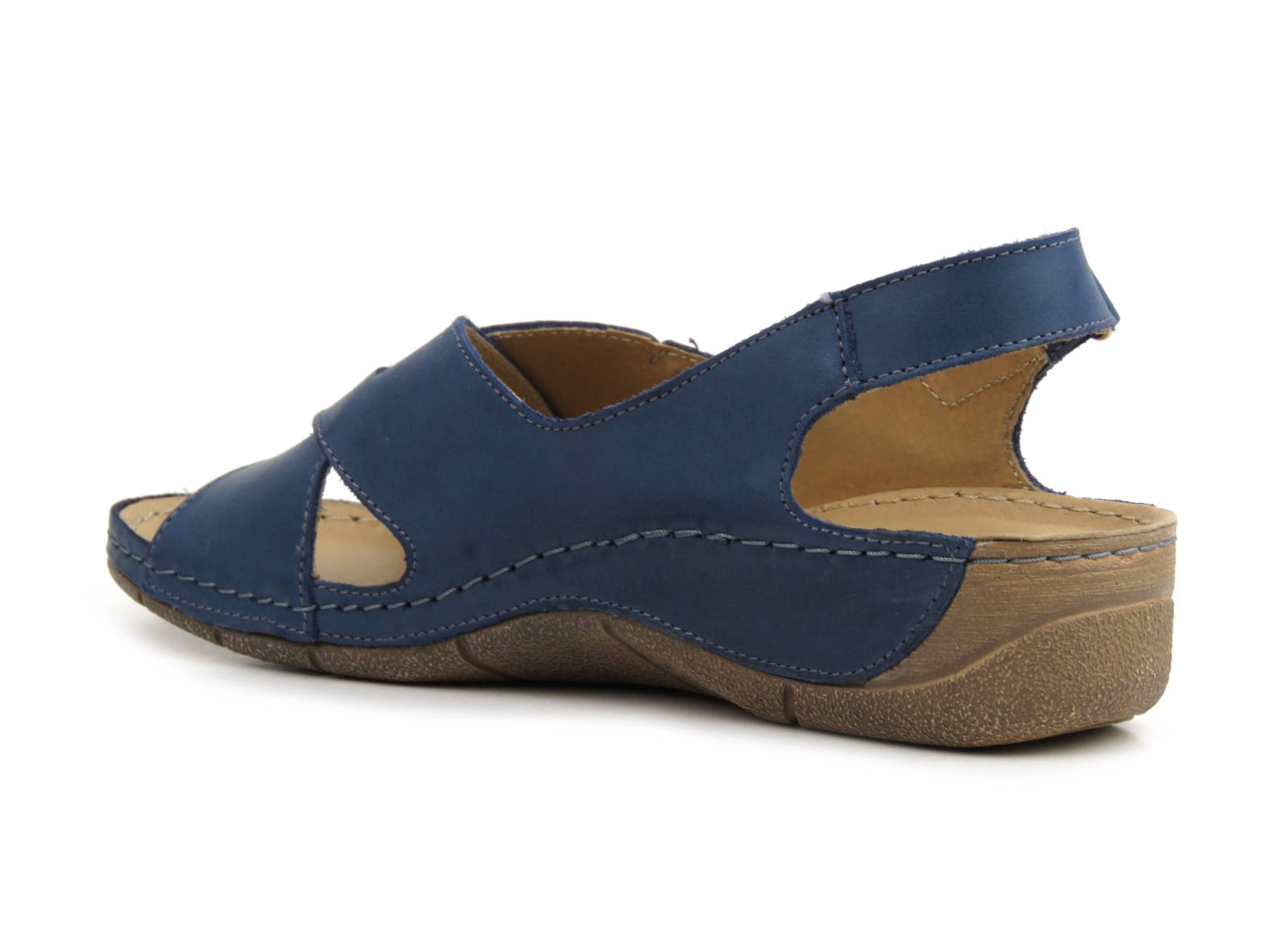 Sandały damskie 229-1, granat 2