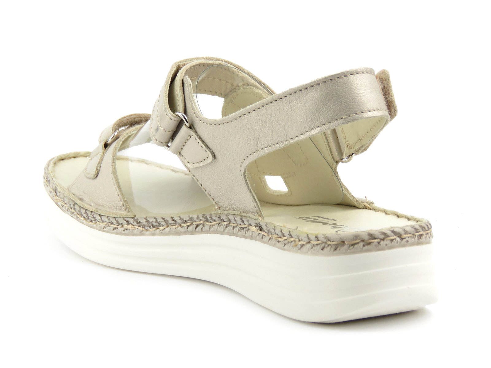 Sandały damskie 239, złoty 2