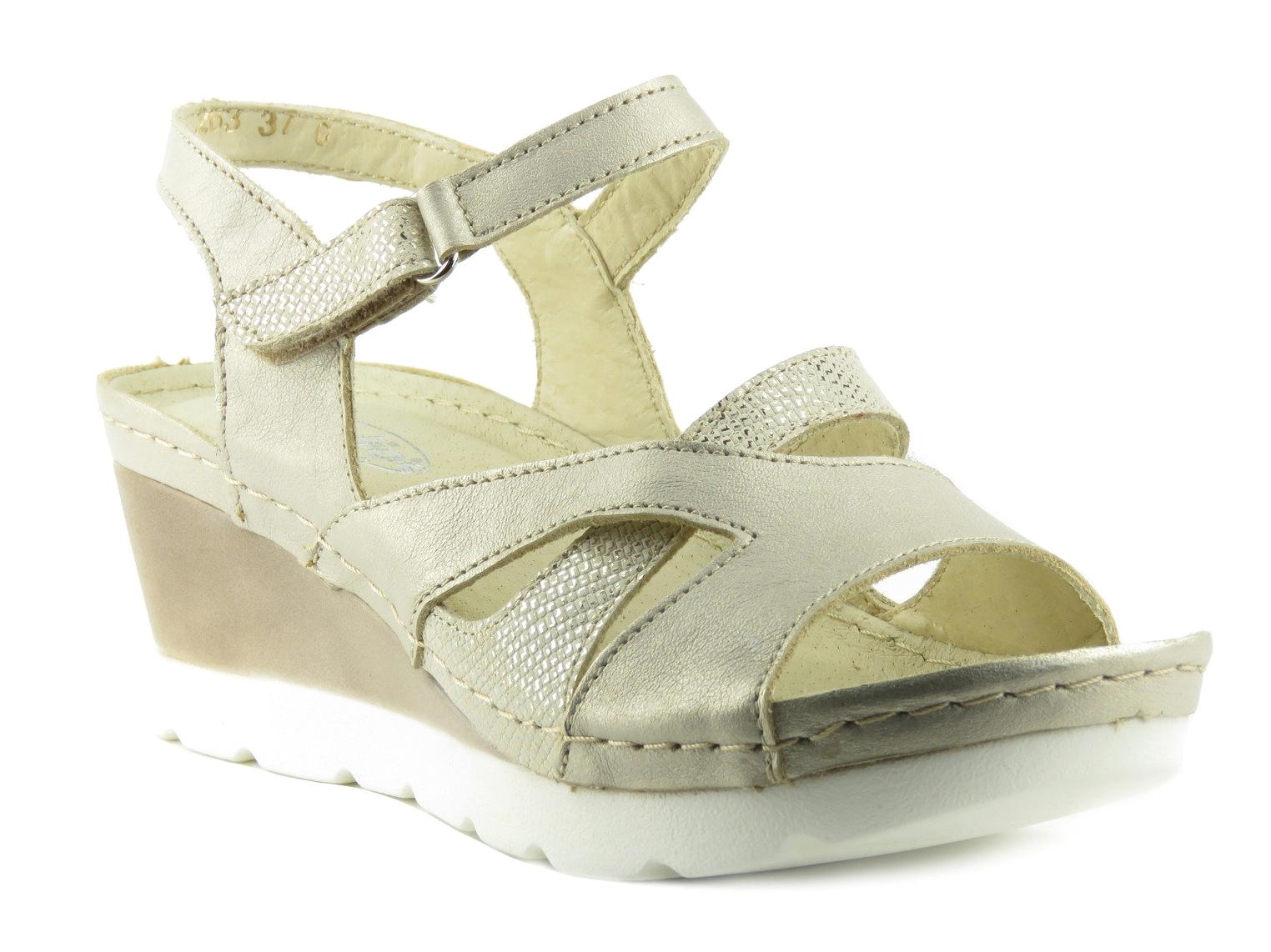 Sandały damskie 263, złoty