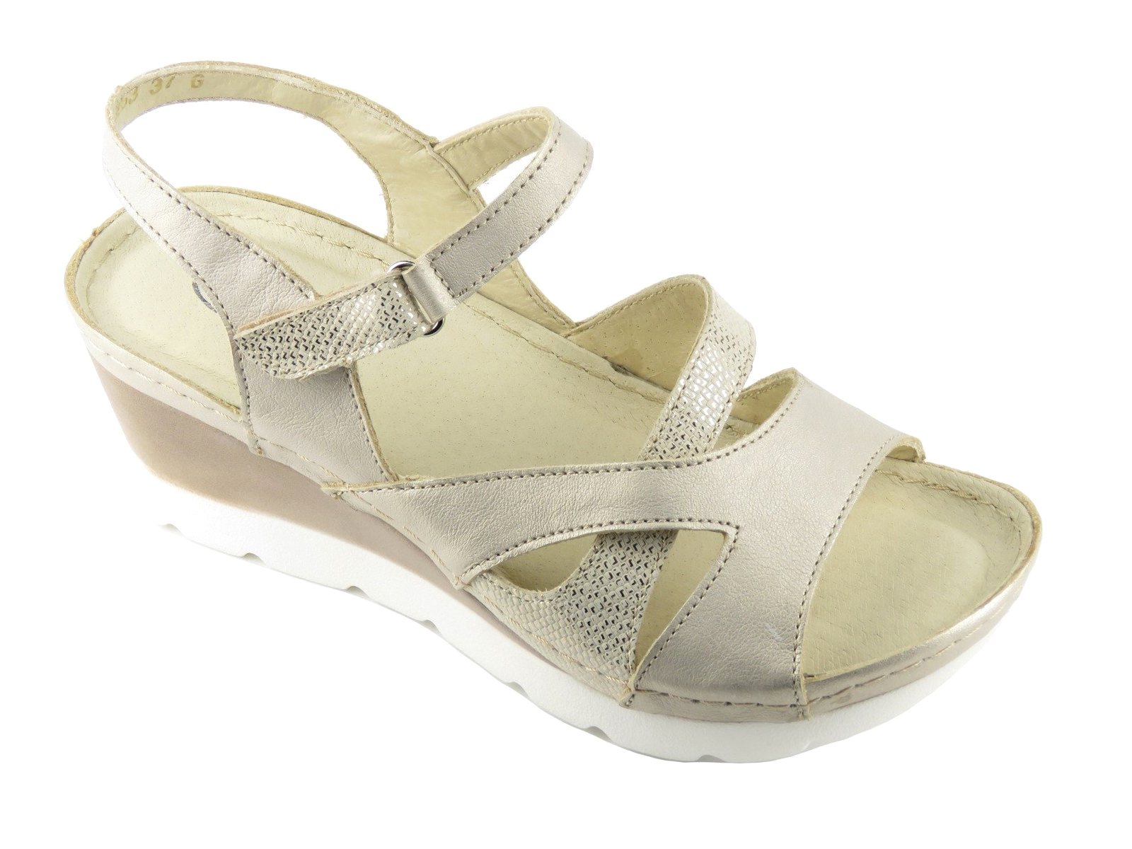 Sandały damskie 263, złoty