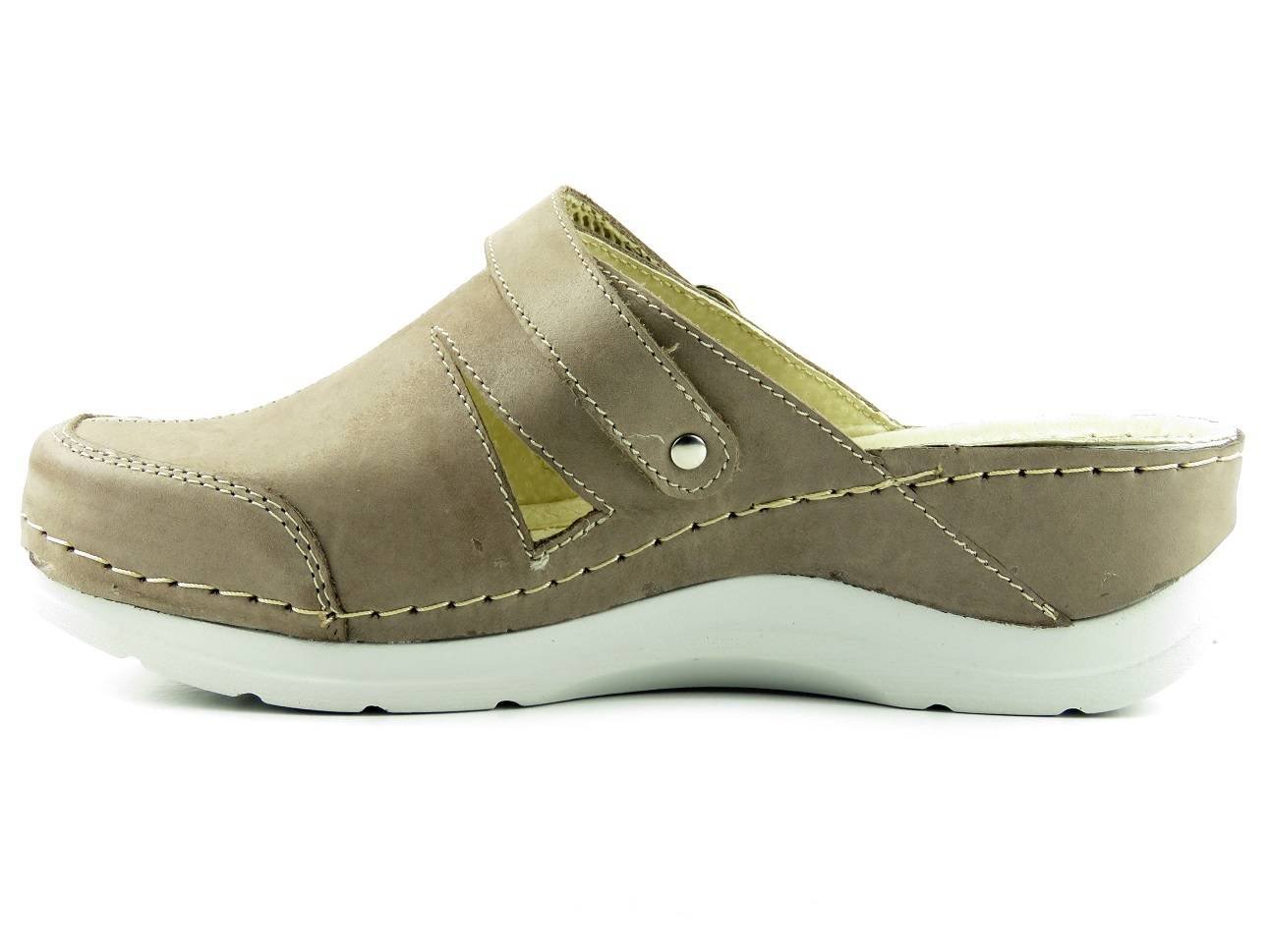 Klapki damskie 280, beż