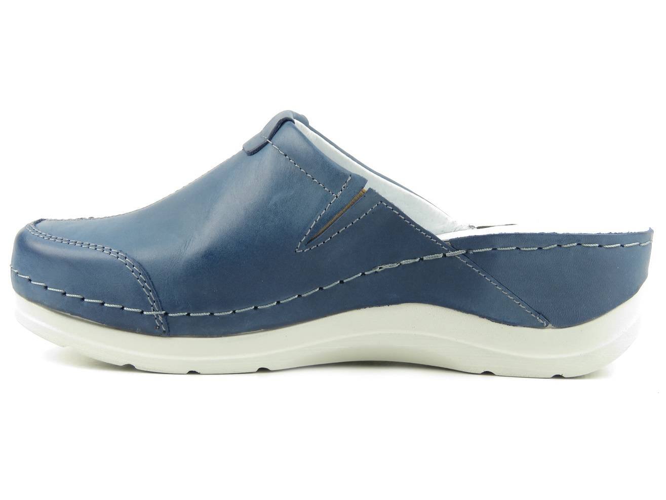 Klapki damskie 281, granat