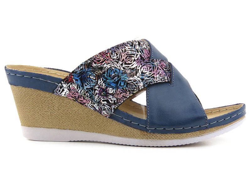 Klapki damskie 297, granat