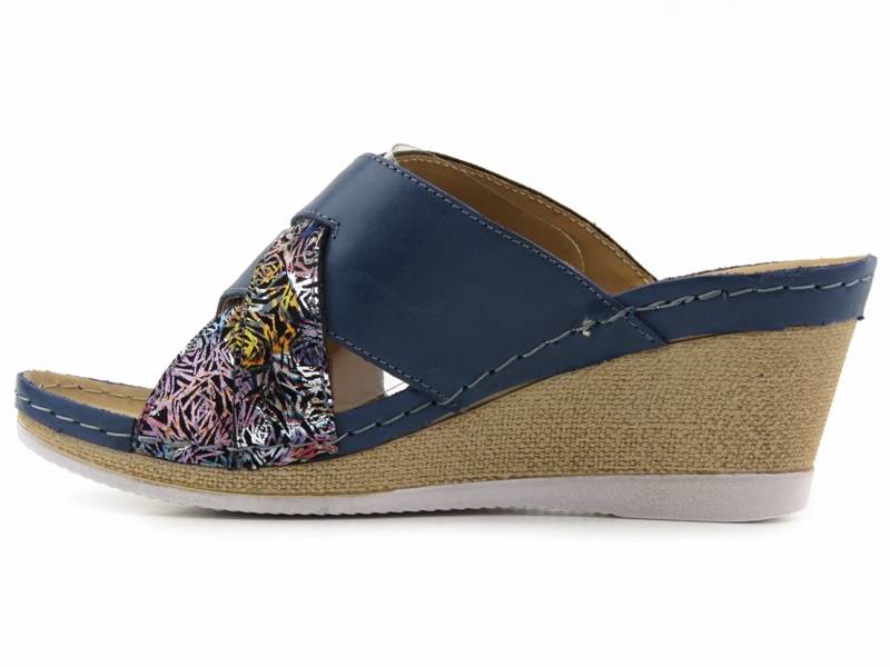 Klapki damskie 297, granat