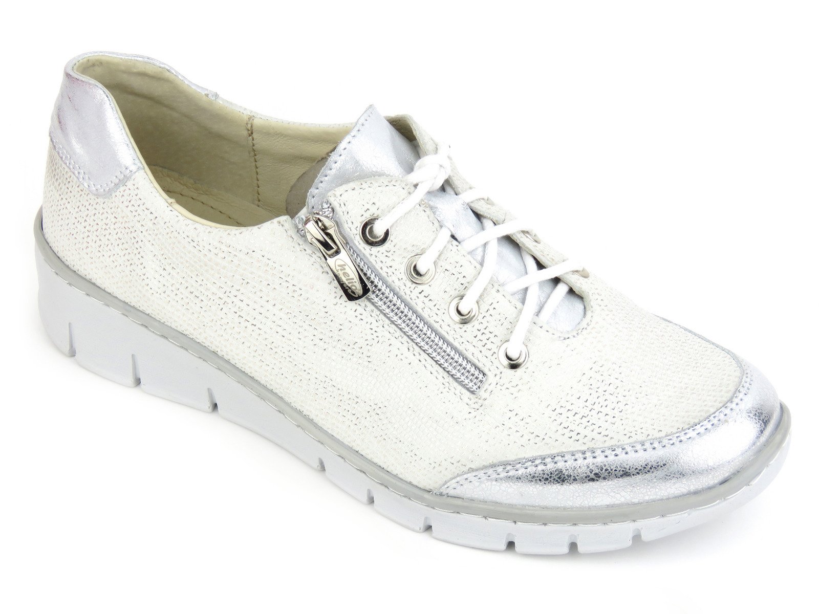 Półbuty damskie 334, srebrny