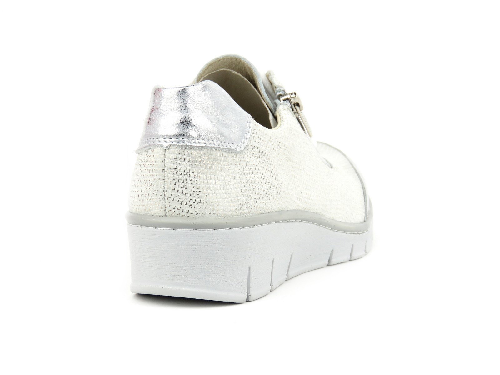 Półbuty damskie 334, srebrny