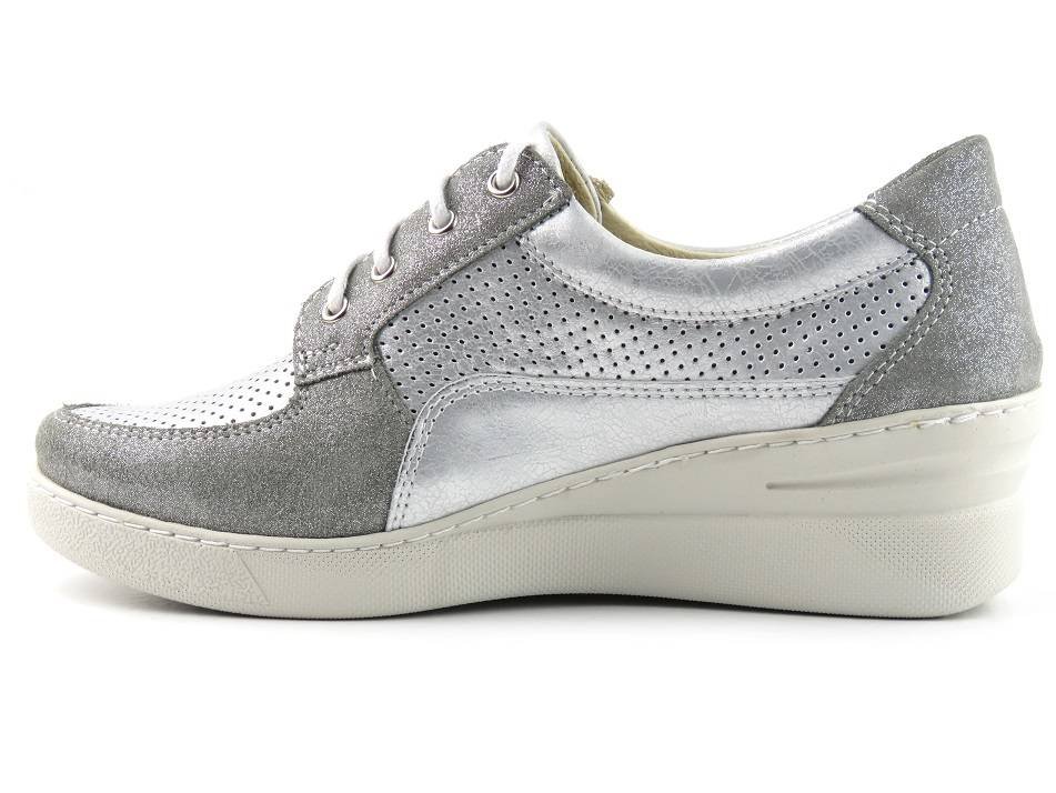 Półbuty damskie 373, szary 4