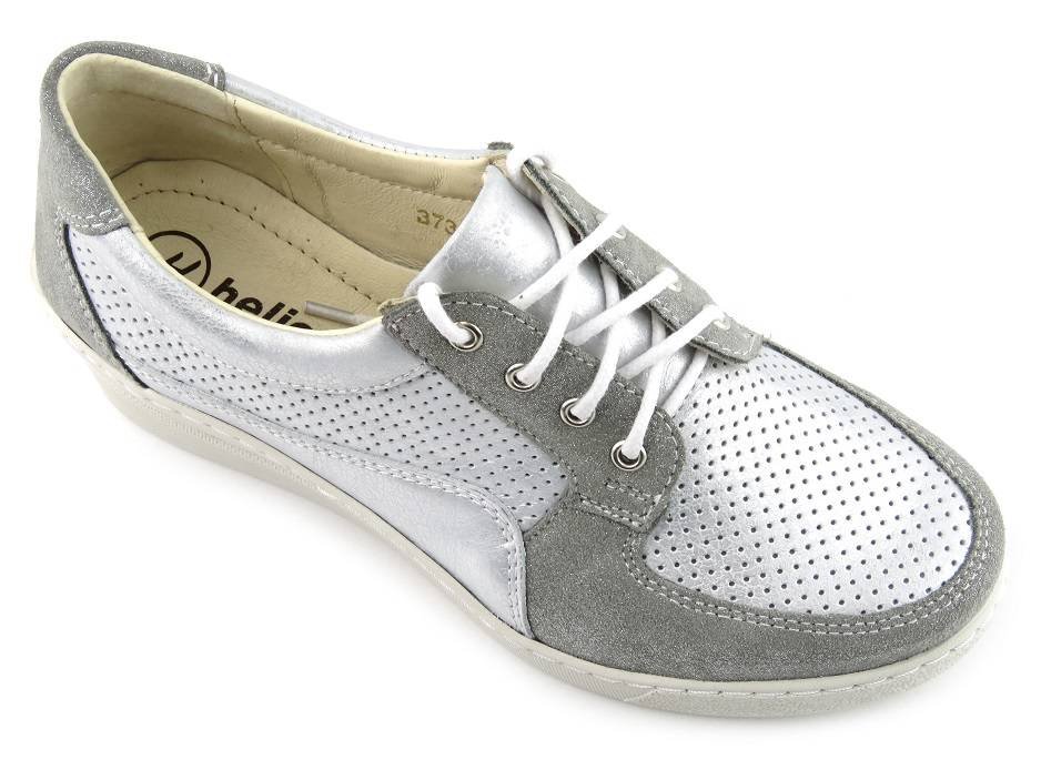 Półbuty damskie 373, szary 4