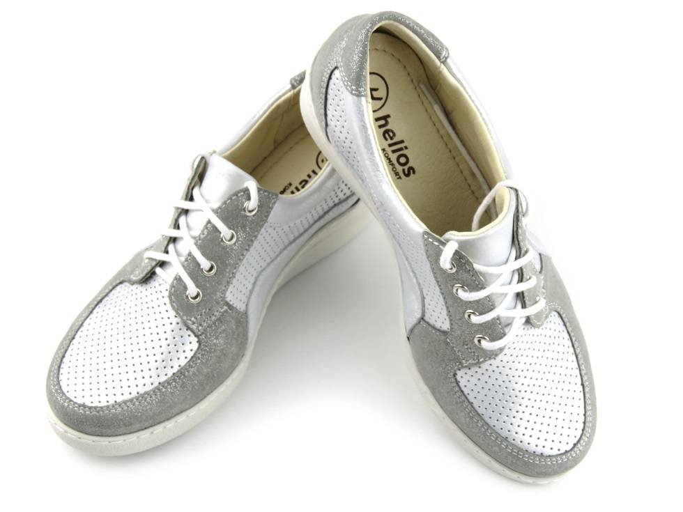 Półbuty damskie 373, szary 4