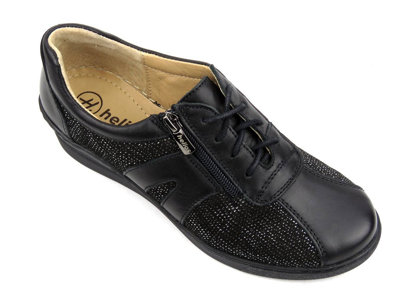 Półbuty damskie 377, czarny 5