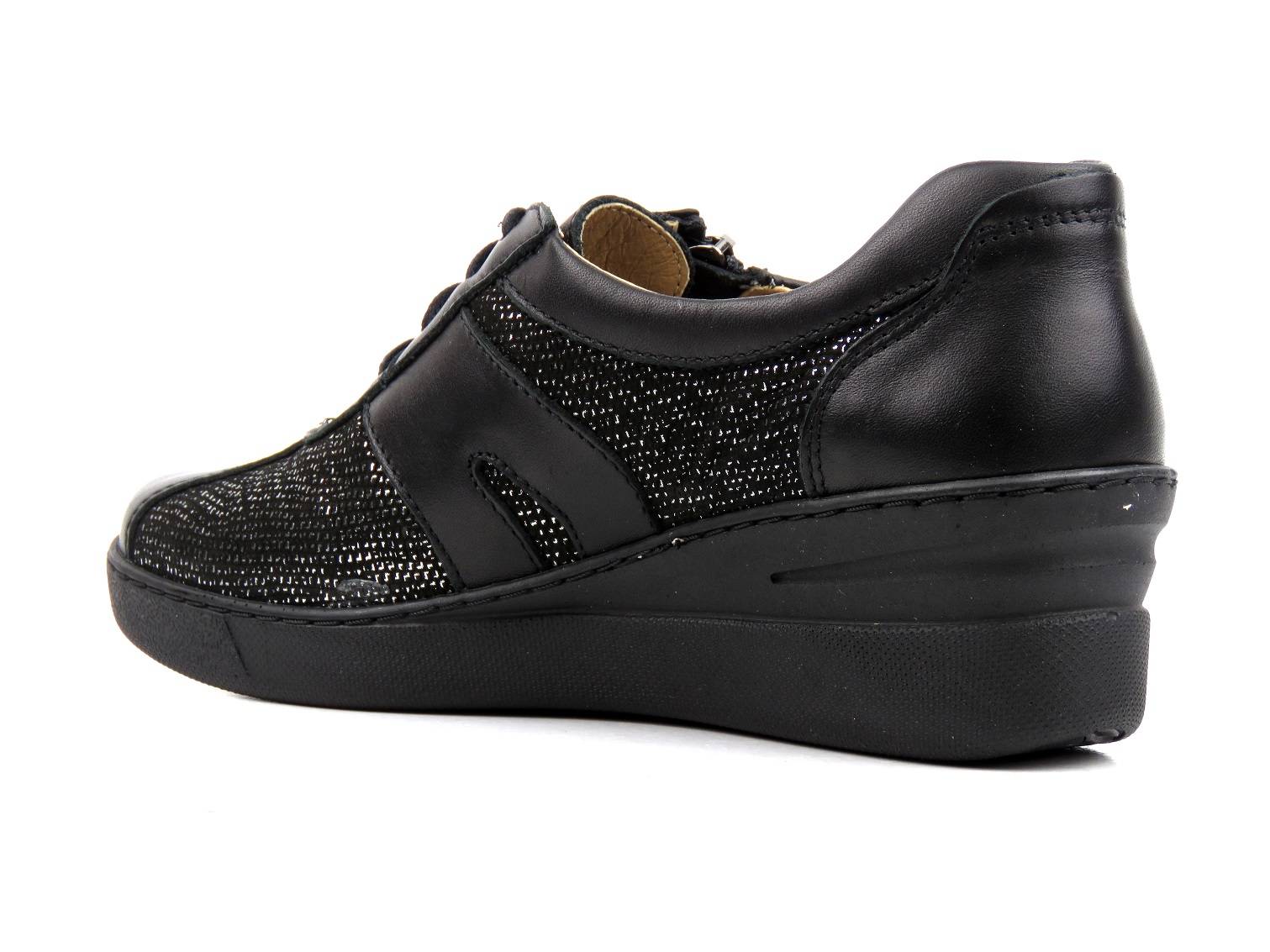 Półbuty damskie 377, czarny 5