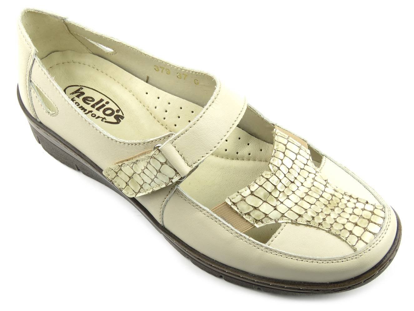 Półbuty wiosenne damskie 379, ecru