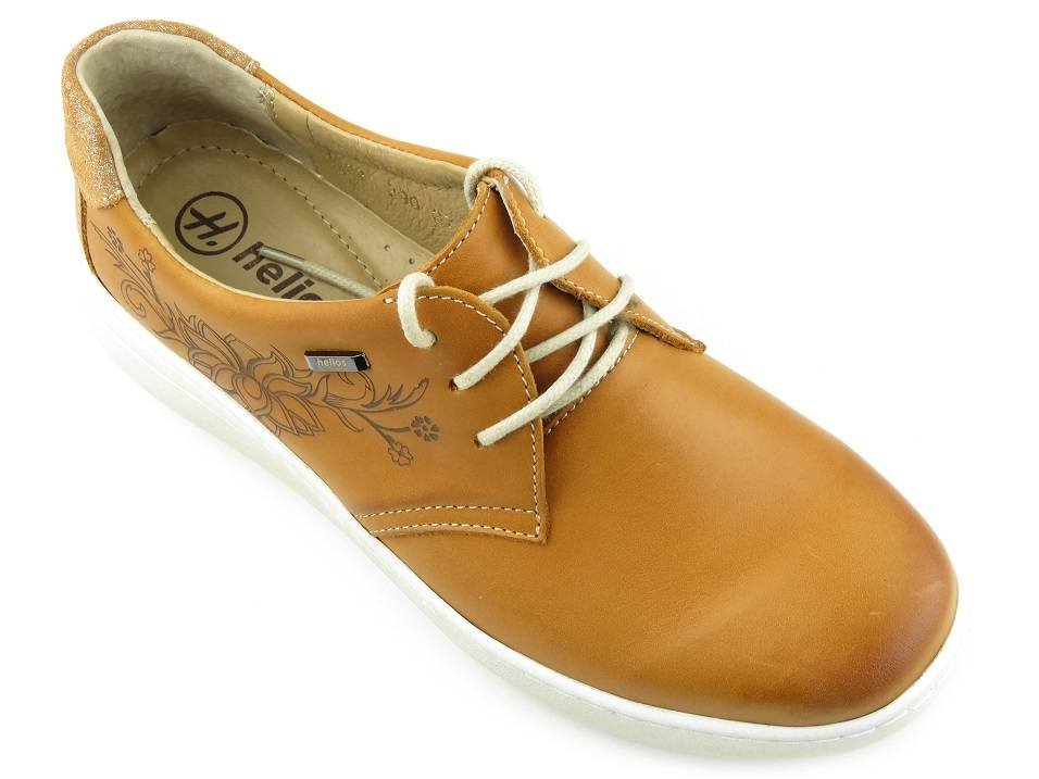 Półbuty damskie 390-2S, jasny brąz