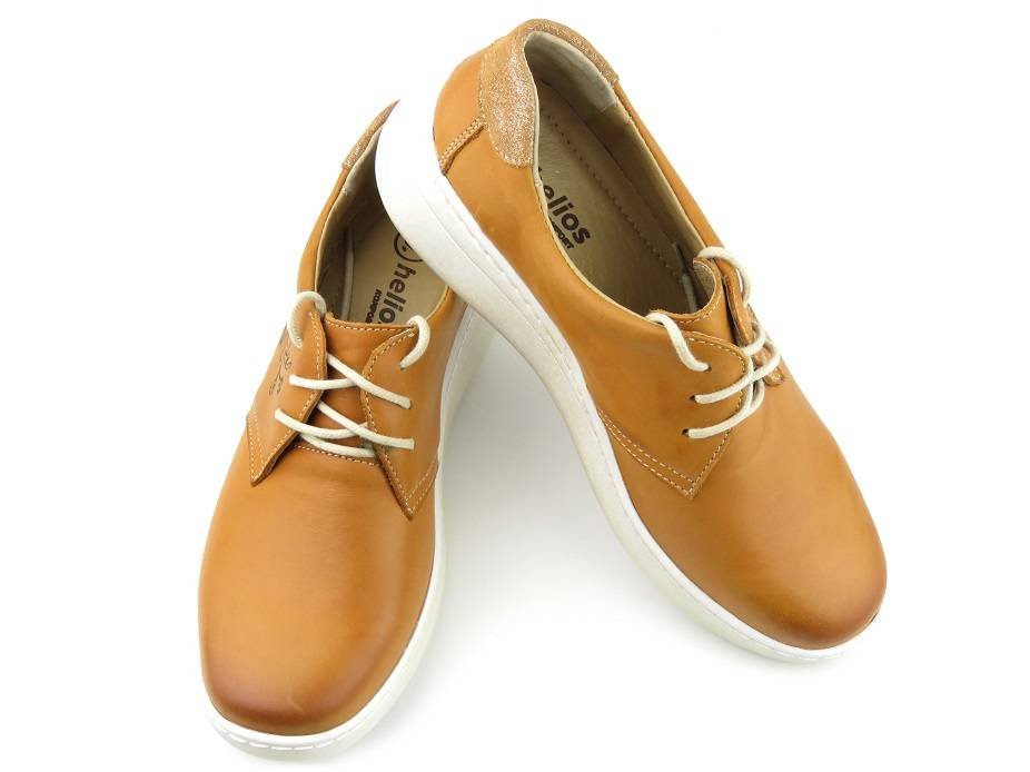 Półbuty damskie 390-2S, jasny brąz