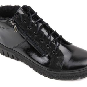 Botki damskie 522, czarny 2