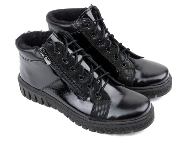 Botki damskie 522, czarny 2