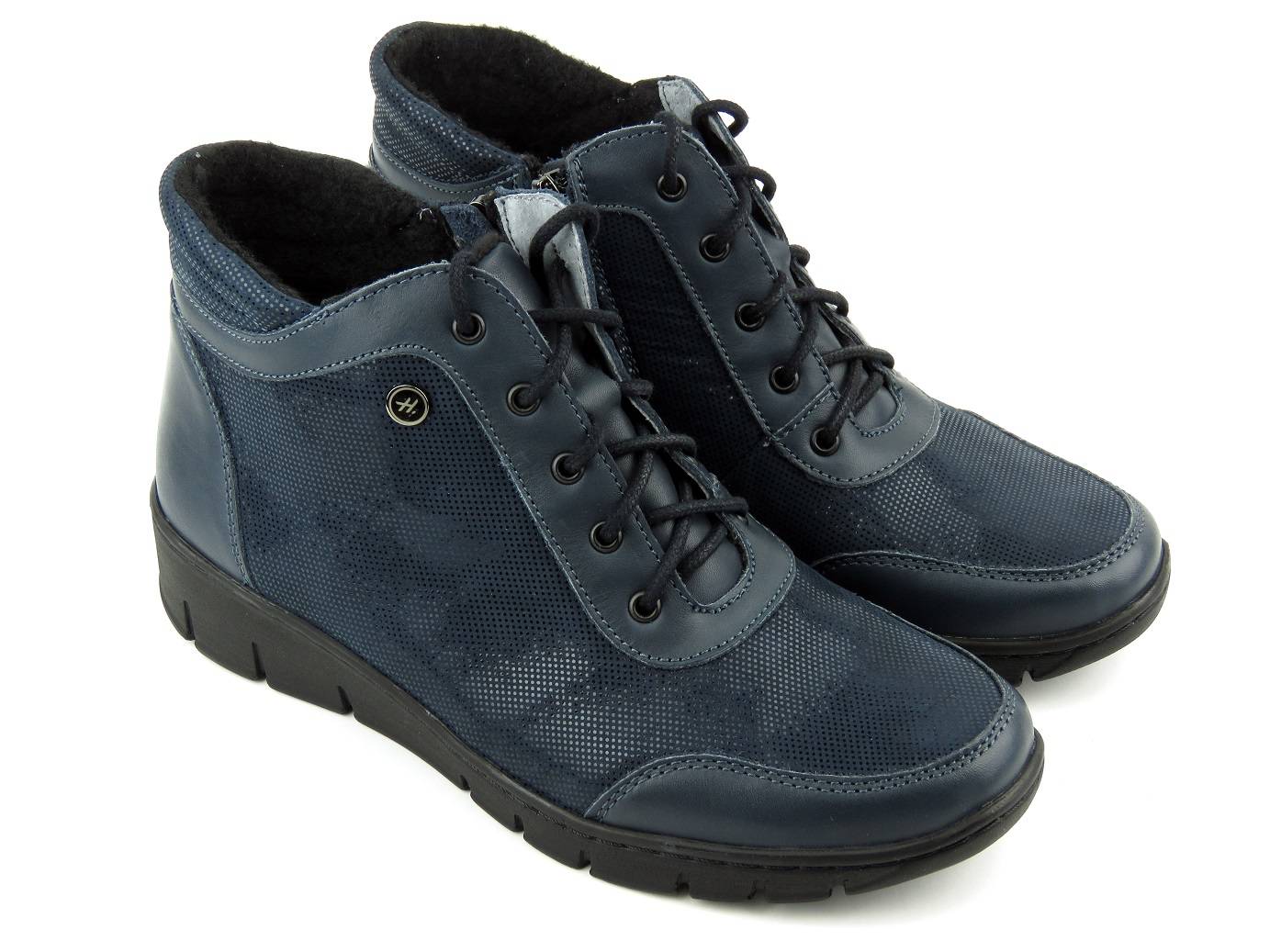 Botki damskie 531, granat + R