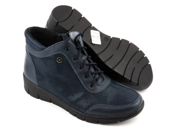 Botki damskie 531, granat + R