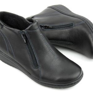 Botki damskie 542, czarny