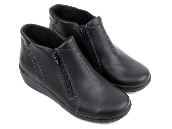 Botki damskie 542, czarny