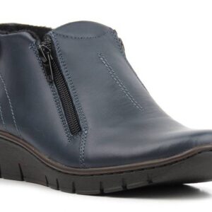 Botki damskie 545, granat 2