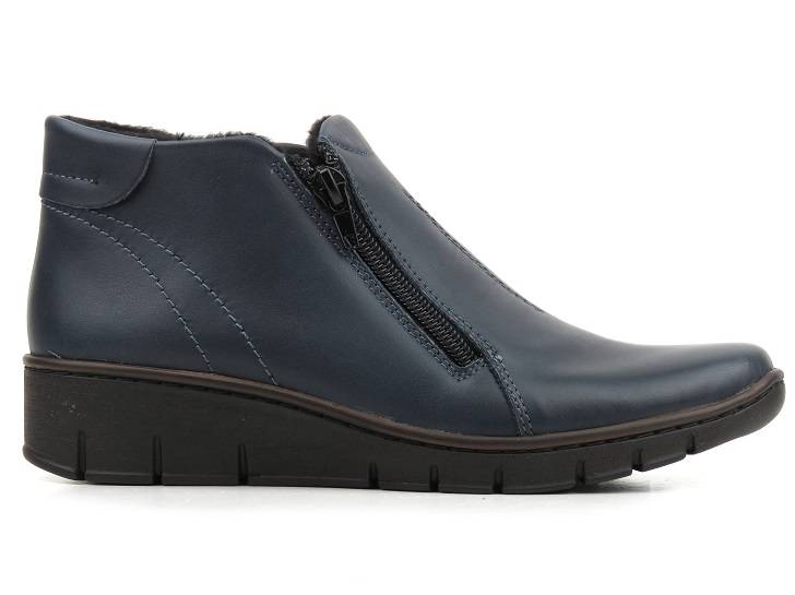 Botki damskie 545, granat 2