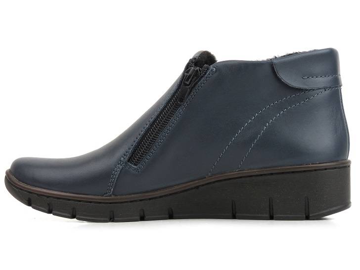 Botki damskie 545, granat 2