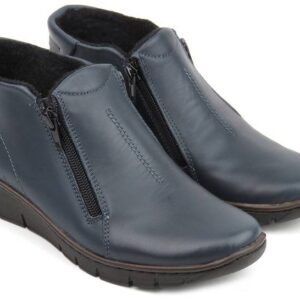 Botki damskie 545, granat 2