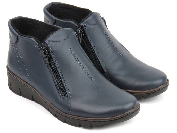 Botki damskie 545, granat 2