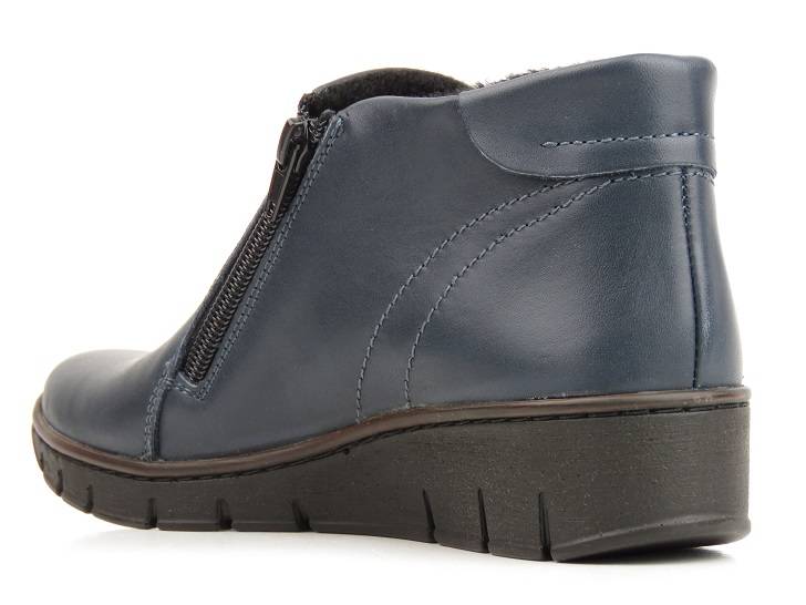 Botki damskie 545, granat 2