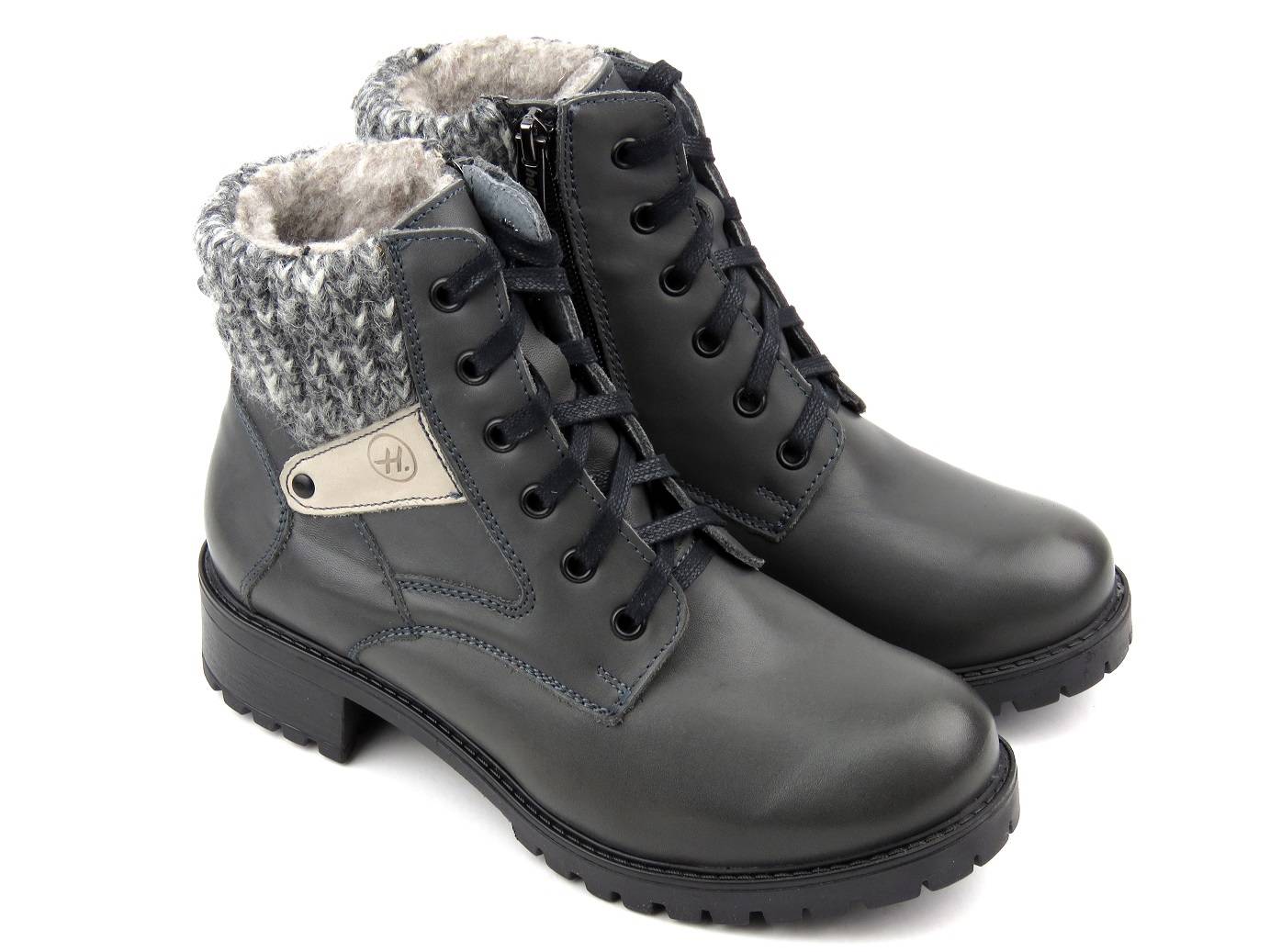 Botki damskie 565, szary