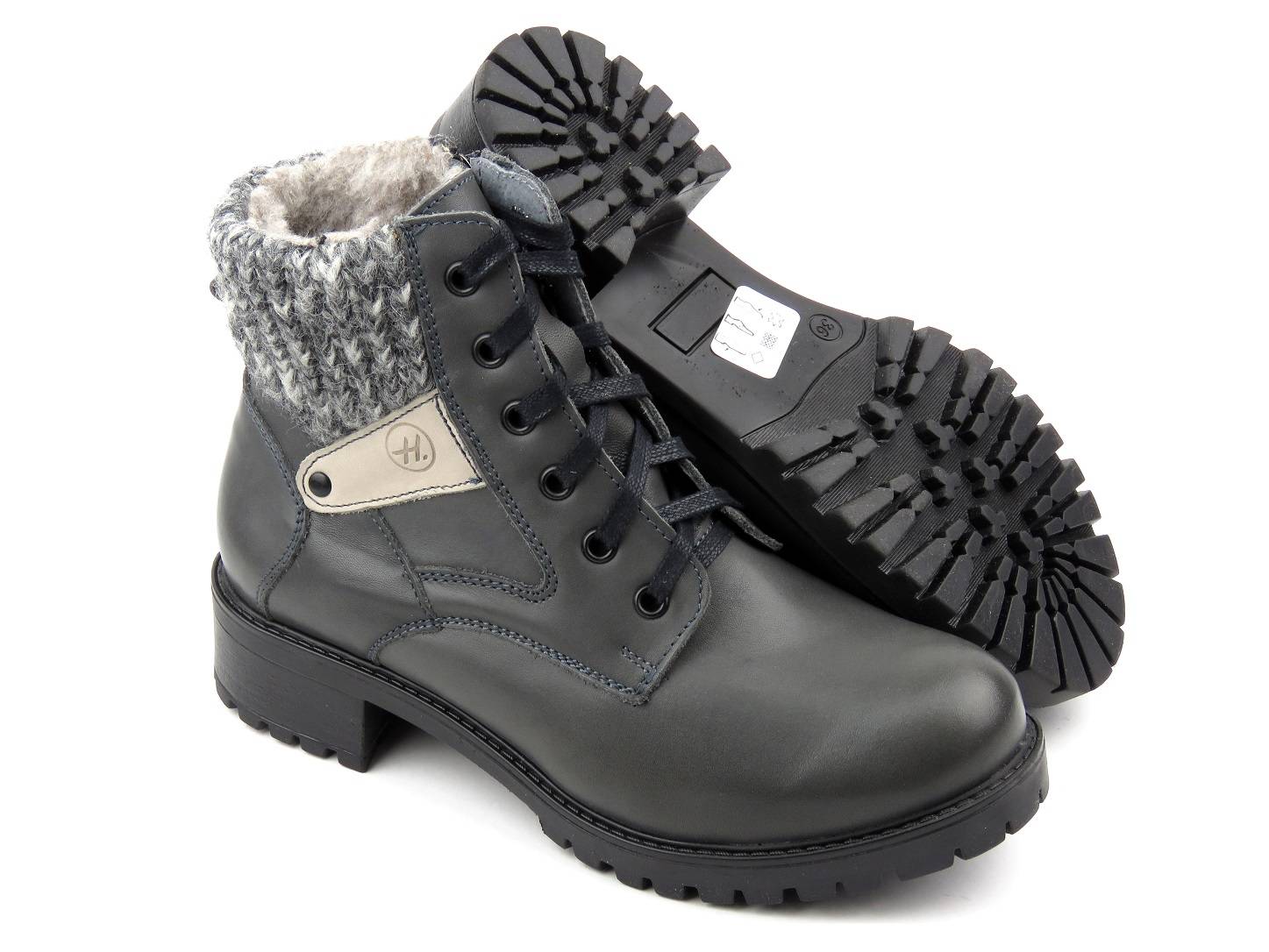 Botki damskie 565, szary