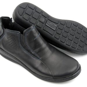 Botki damskie 566, czarny 2