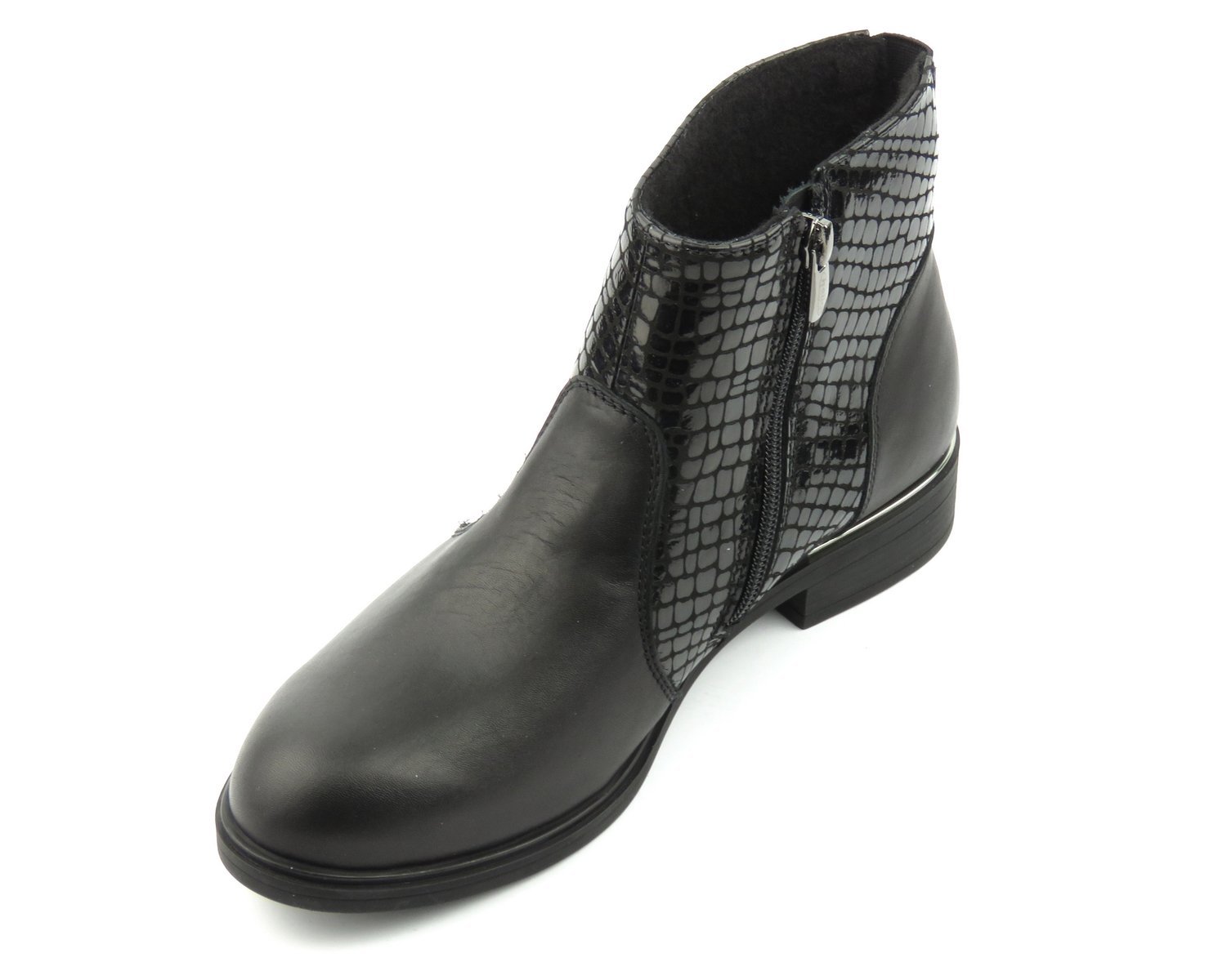 Botki damskie 585, czarny + L