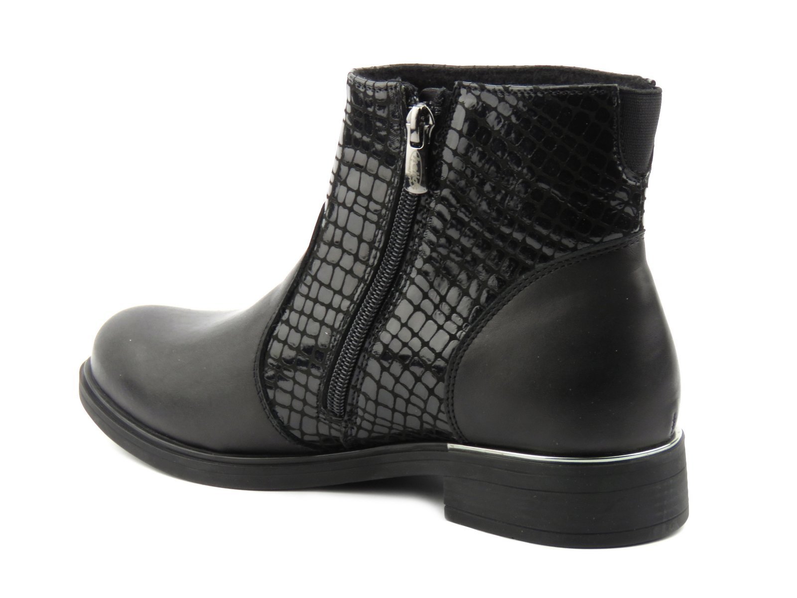 Botki damskie 585, czarny + L