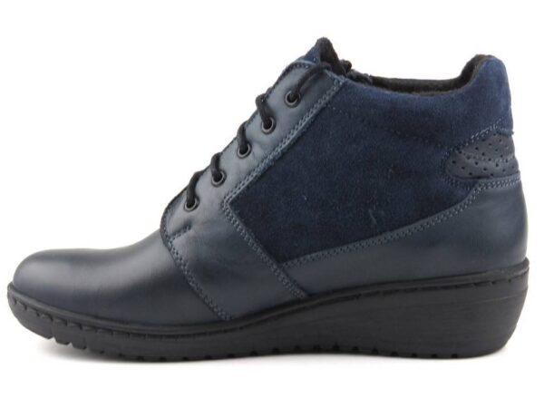 Botki damskie 598, granat 2