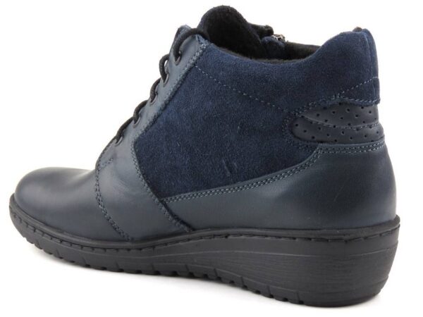 Botki damskie 598, granat 2