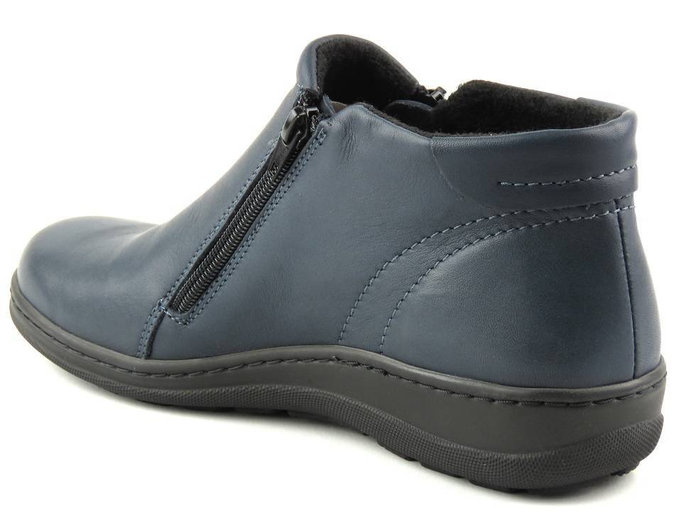 Botki damskie 642, granat