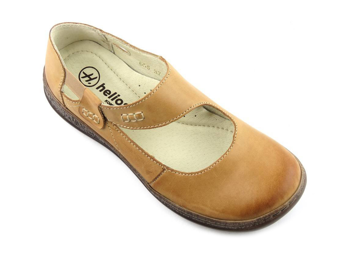 Półbuty wiosenne damskie 655, jasny brąz