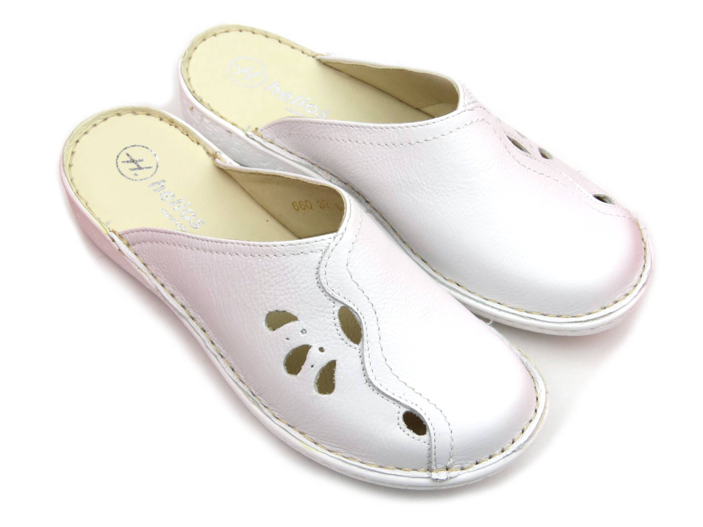 Klapki damskie 660, biały 2