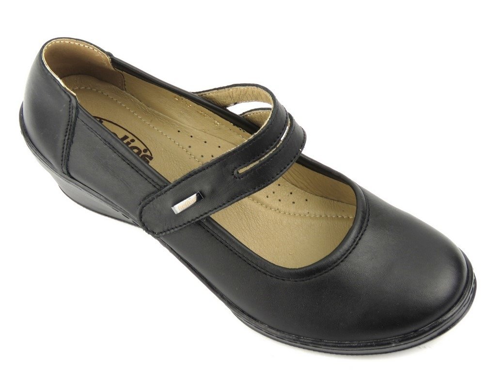 Półbuty wiosenne damskie 678, czarny