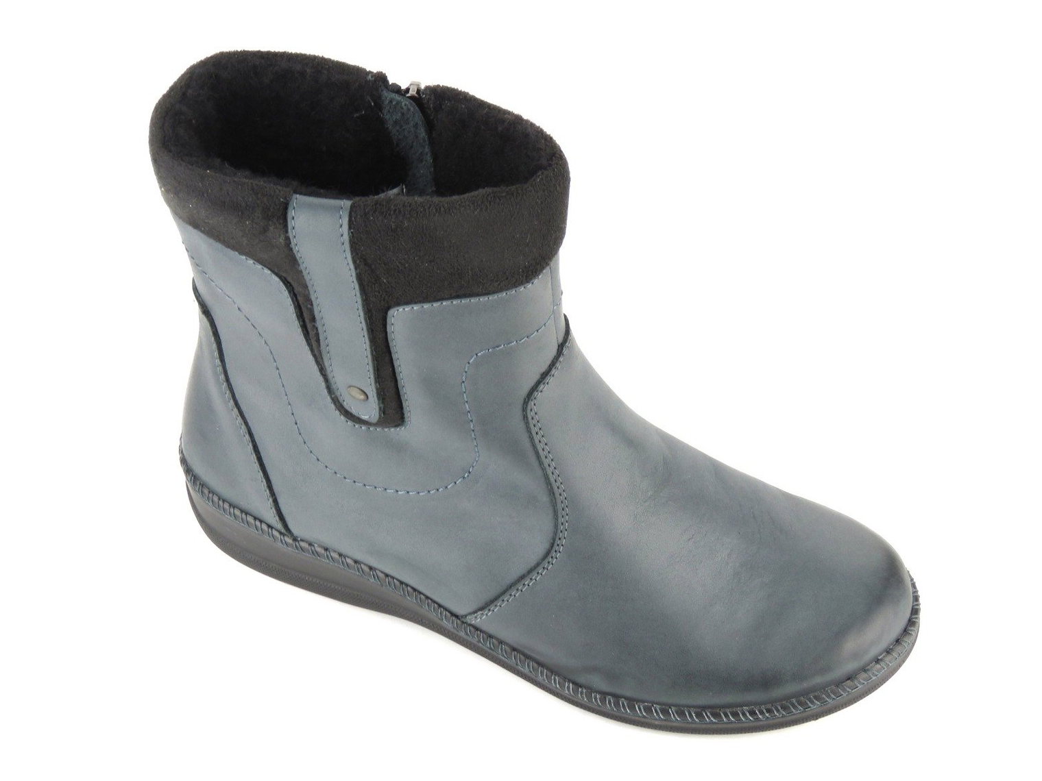 Botki damskie 697, szary