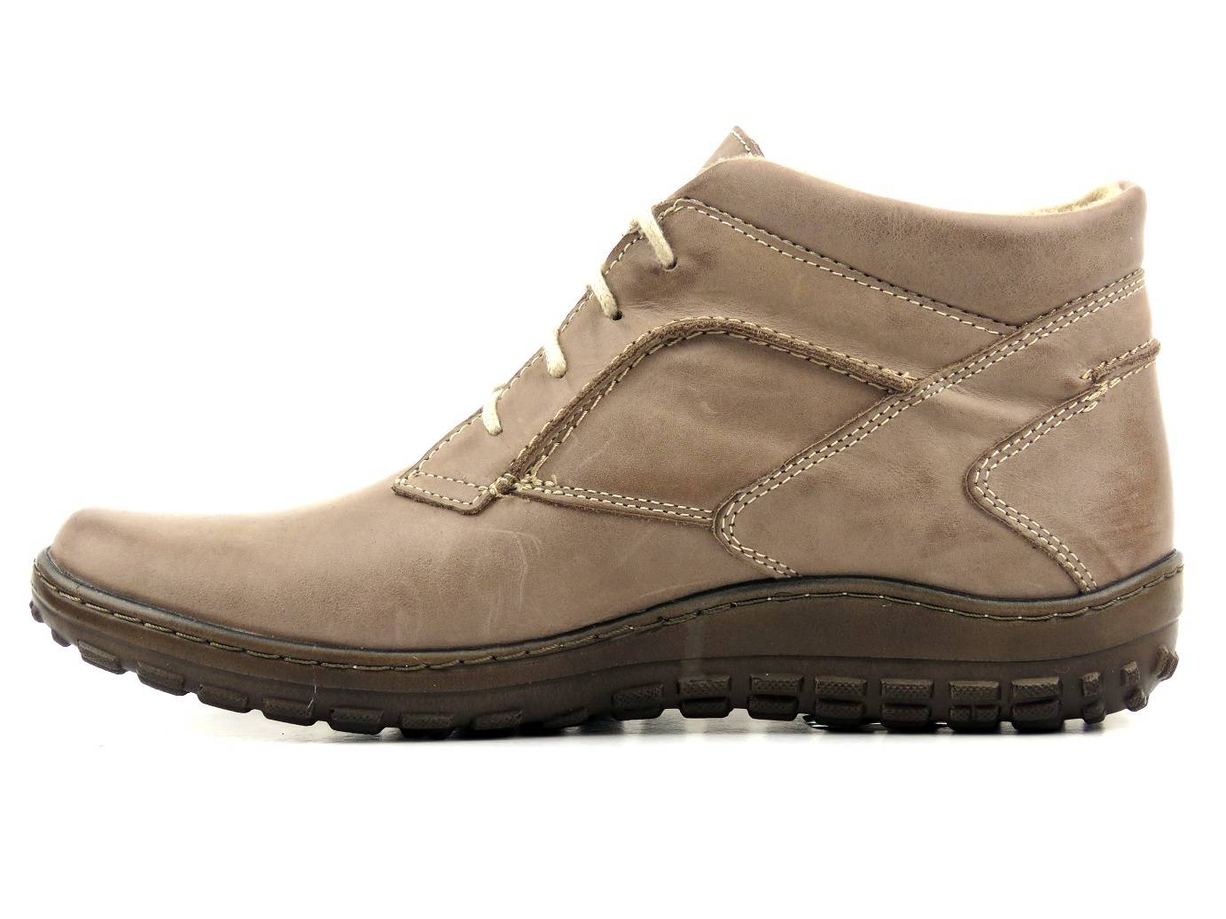 Botki damskie 715, beż