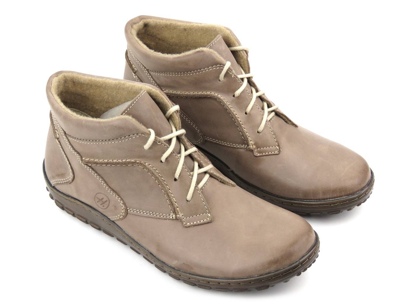 Botki damskie 715, beż