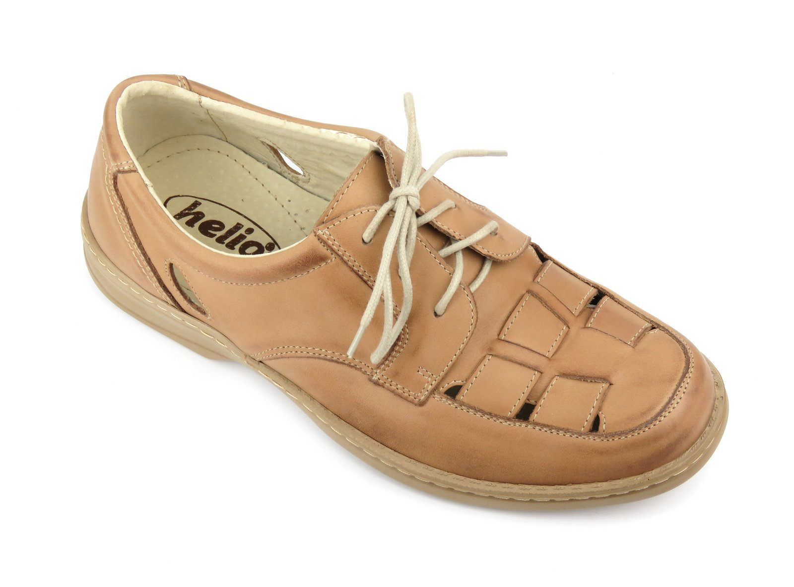 Półbuty męskie 802, beż